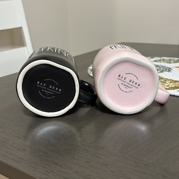 RAE DUNN Set of 2 Prince & Princess mugs - Picture 6 of 6